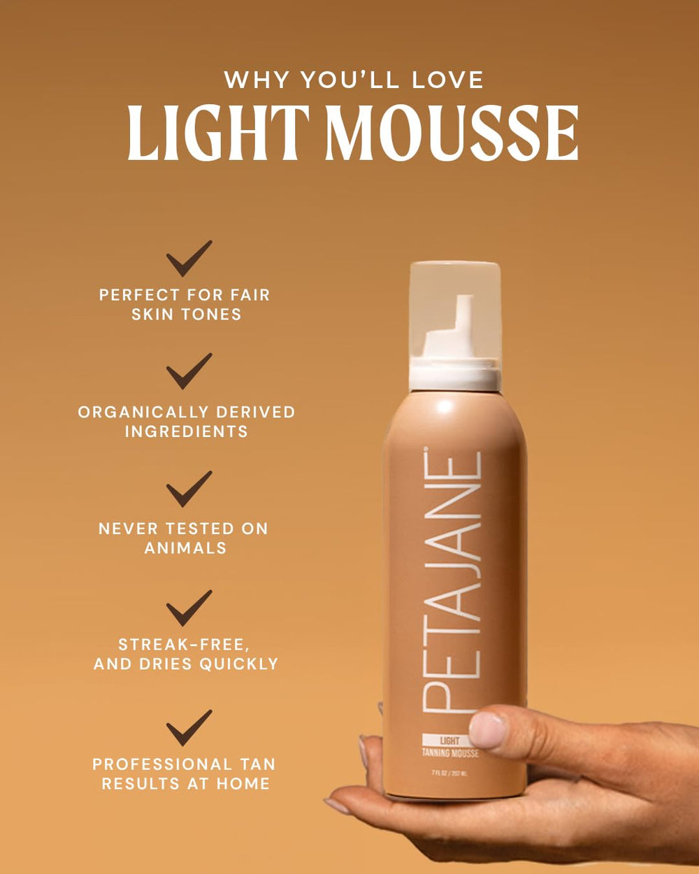 Close-up of Peta Jane mousse texture highlighting smooth, blendable finish