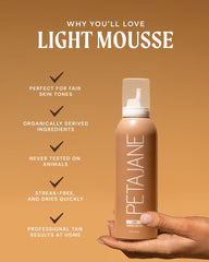 Close-up of Peta Jane mousse texture highlighting smooth, blendable finish