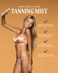 Peta Jane nozzle close-up demonstrating fine mist spray for even application