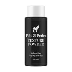 Pete & Pedro front packaging showing product and matte finish benefit