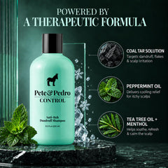 Pete & Pedro shampoo foam texture close-up for effective lather
