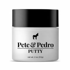 Pete & Pedro front packaging showing compact jar and matte benefit
