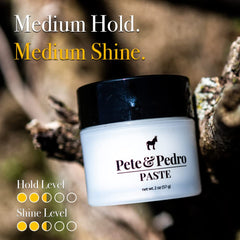 Pete & Pedro paste warmed in hands demonstrating heat activation and easier application