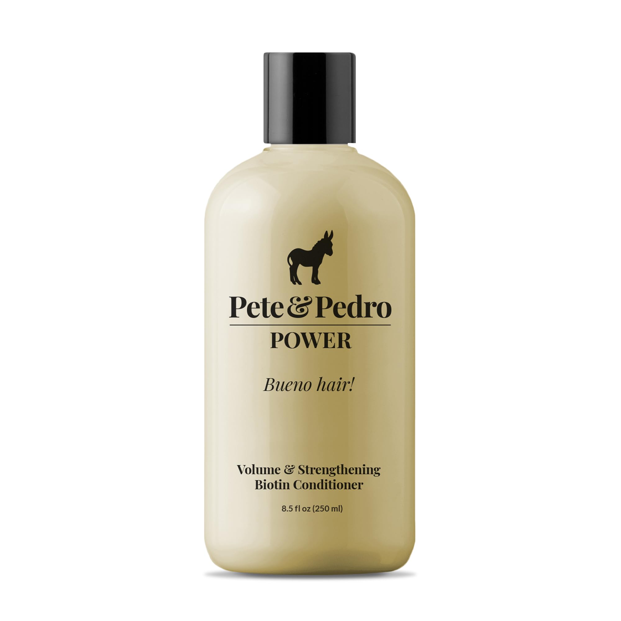 Pete & Pedro front packaging showing product benefit and volume
