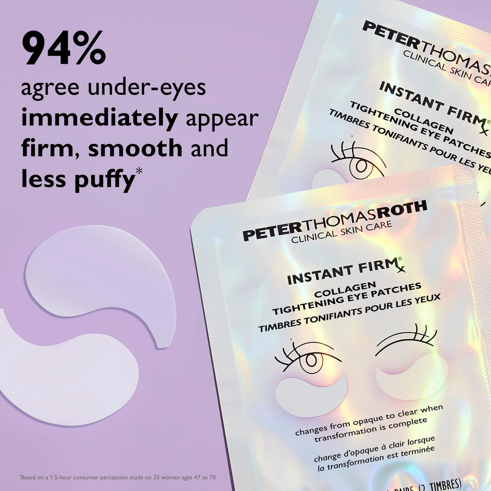 Peter Thomas Roth before and after showing reduced puffiness and lines