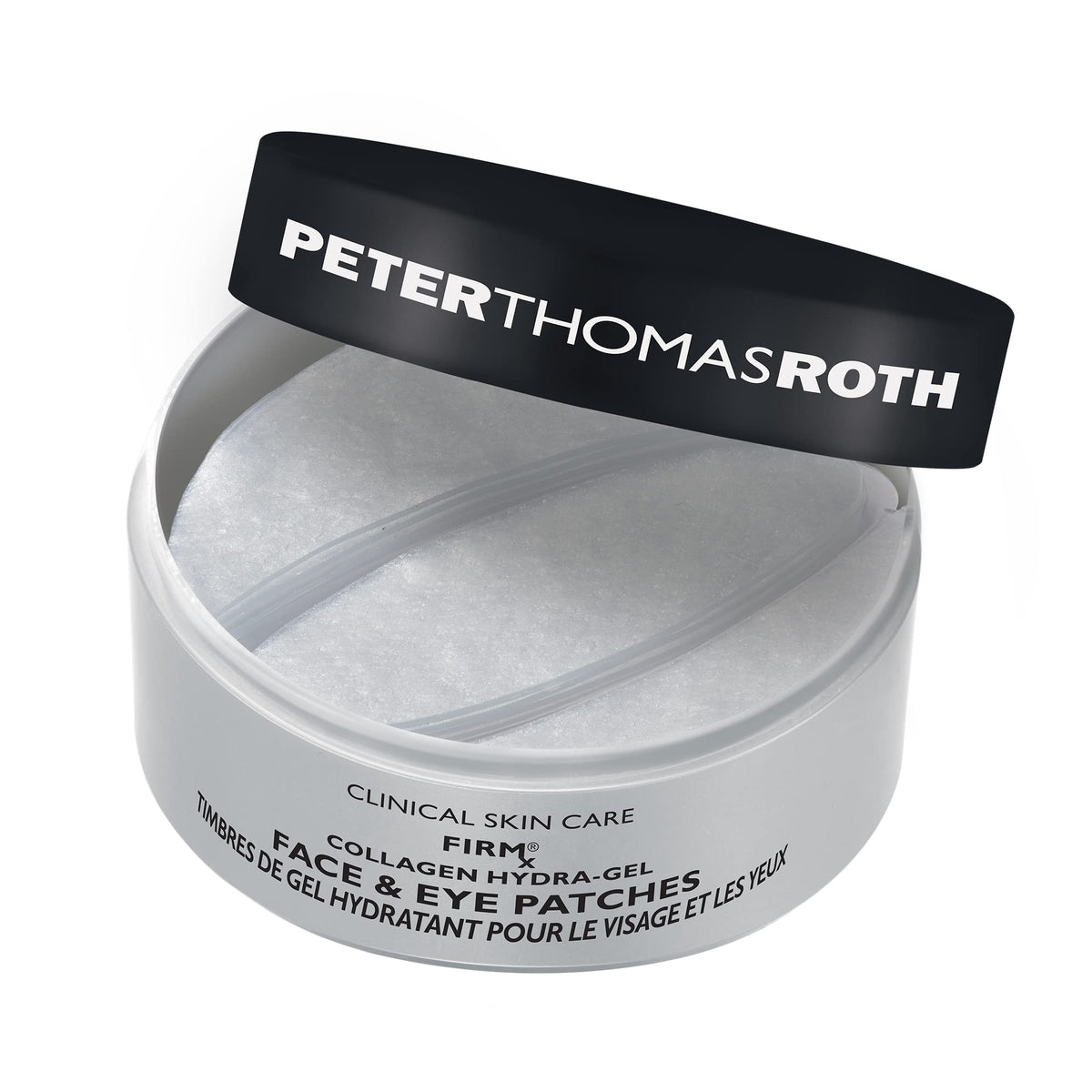 Peter Thomas Roth packaging showing patches and targeted firming benefit