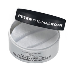 Peter Thomas Roth packaging showing patches and targeted firming benefit