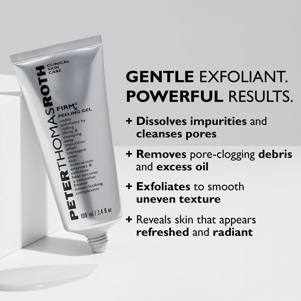 Peter Thomas Roth ingredient label closeup highlighting enzyme blend