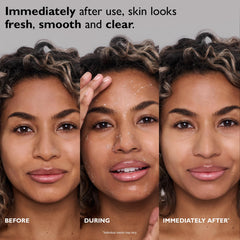 Peter Thomas Roth visible rolled residue after massaging for clean removal