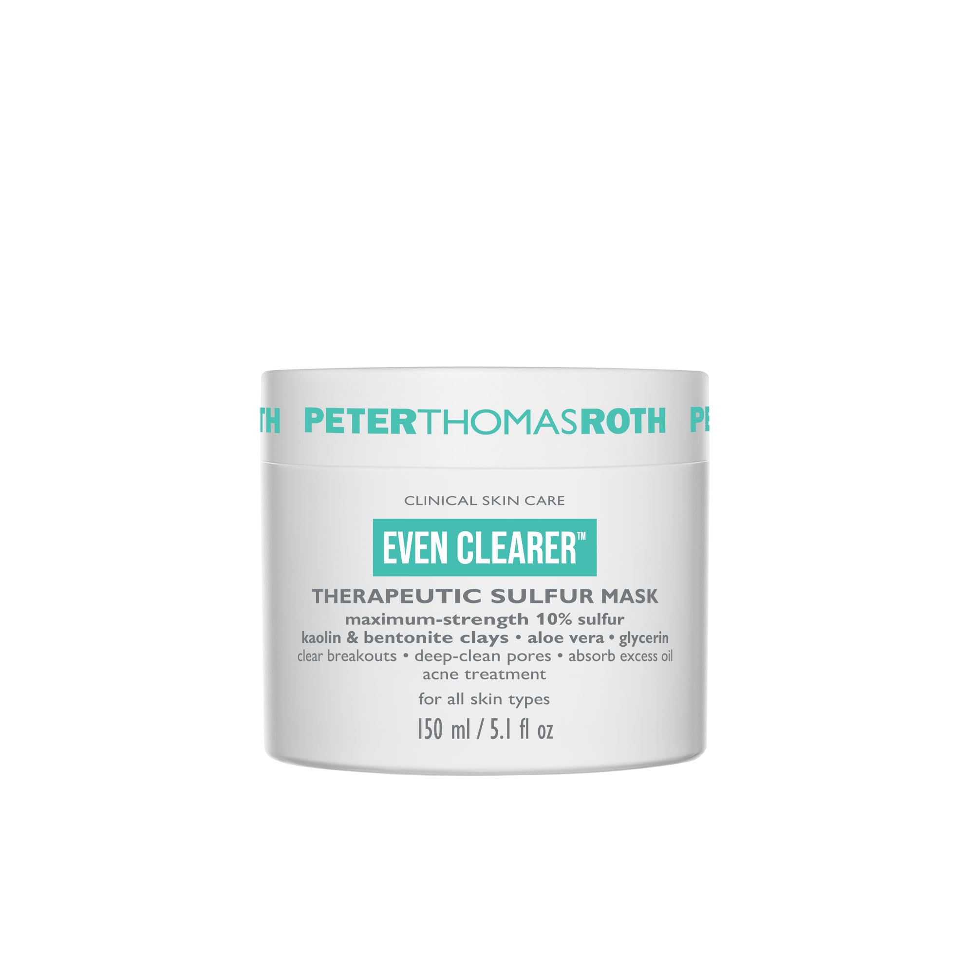 Peter Thomas Roth front tube view shows clear treatment packaging and benefits