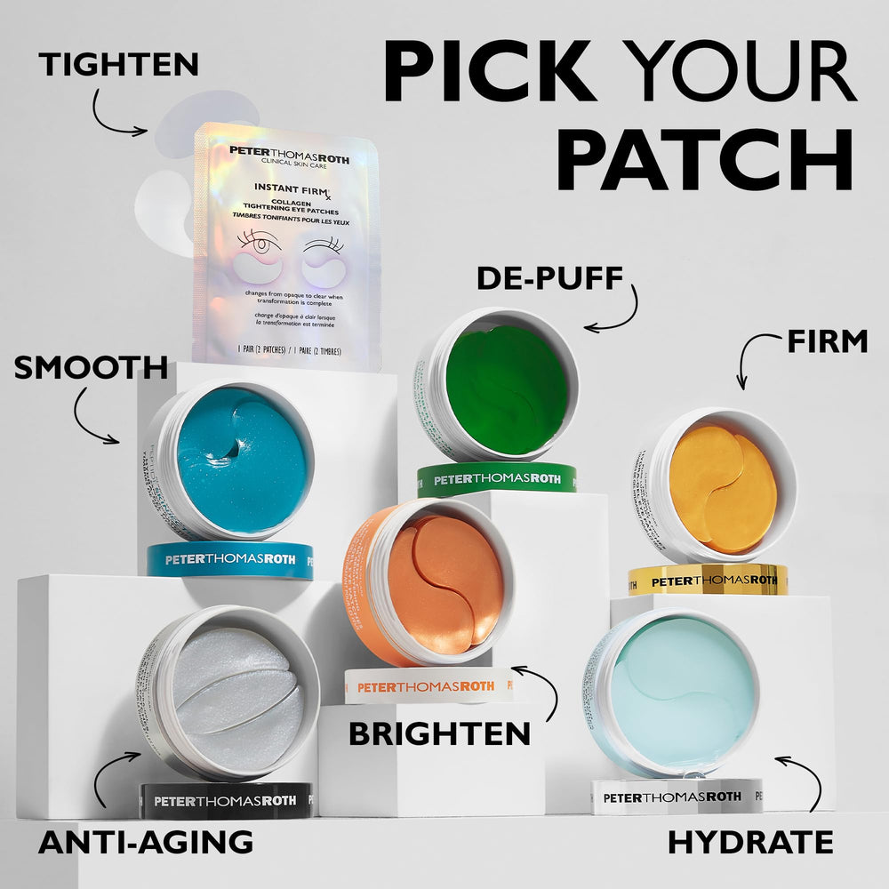 Peter Thomas Roth label close-up showing active ingredients for firming