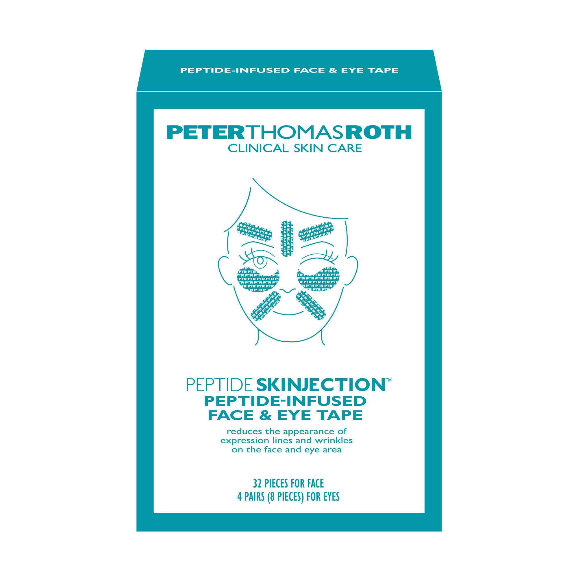 Peter Thomas Roth oval tape close-up showing texture and smoothing