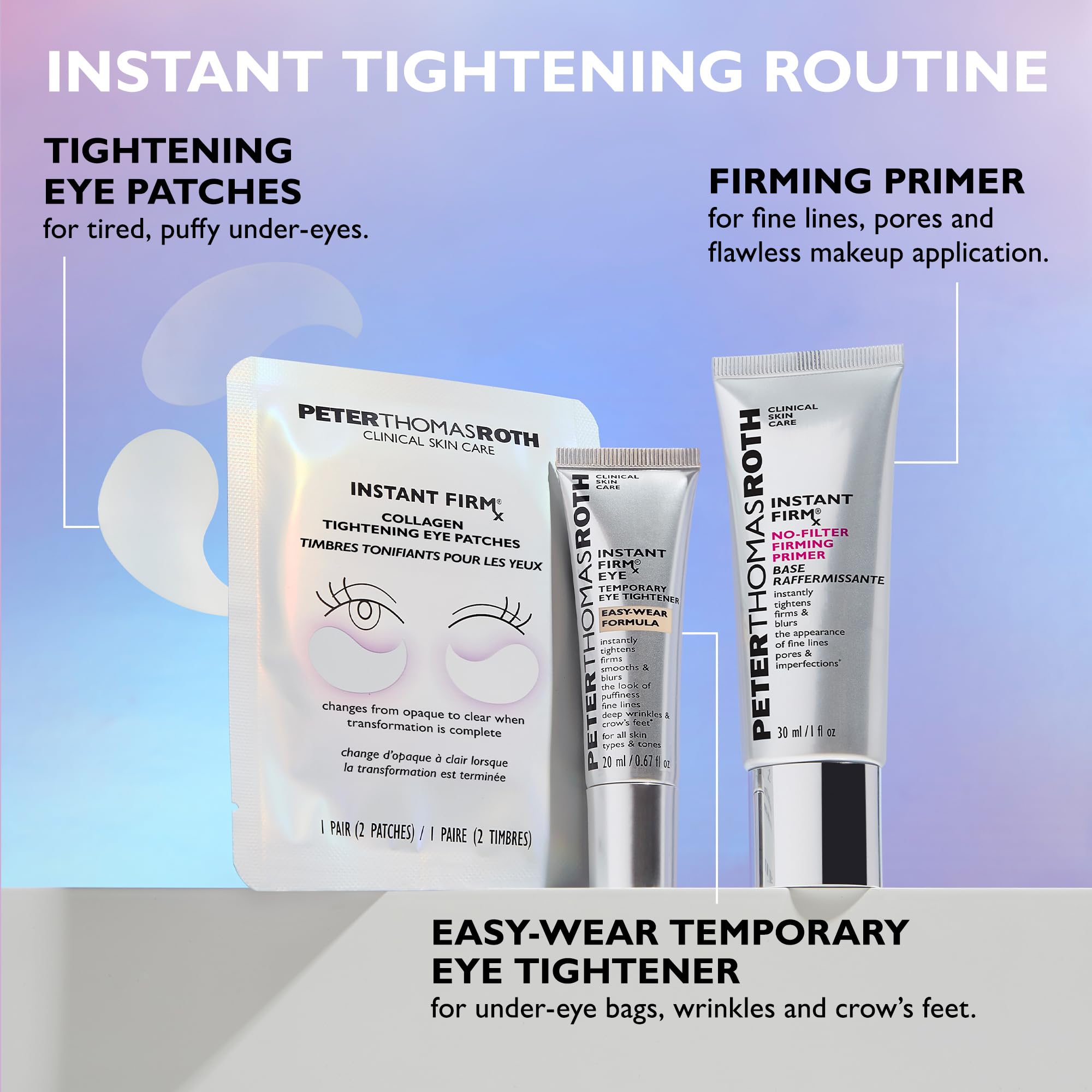 Peter Thomas Roth open package showing contents for easy at-home use