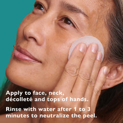 Peter Thomas Roth label highlighting active acids and soothing botanicals
