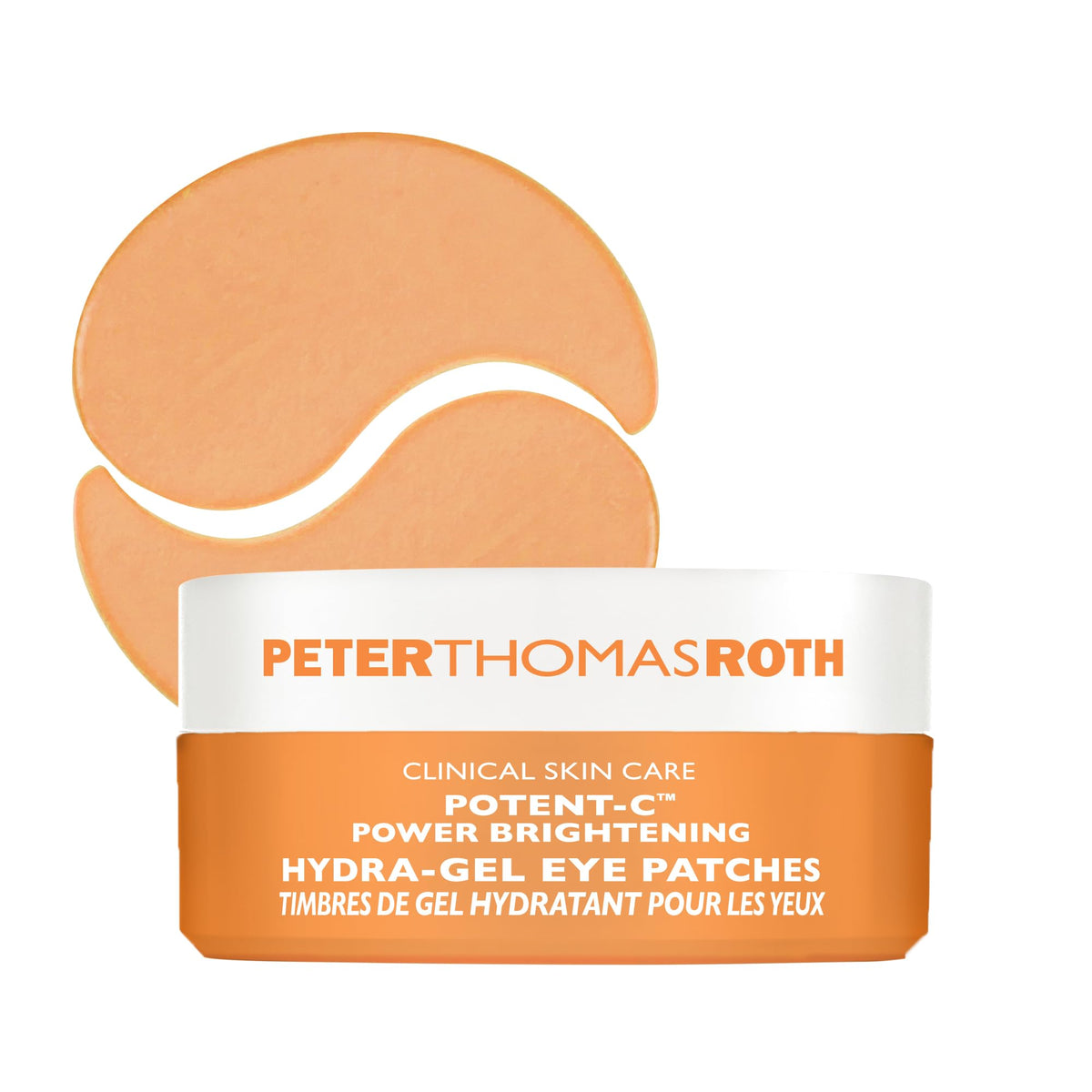 peter thomas roth front packaging showing poten t-c eye patches and benefits