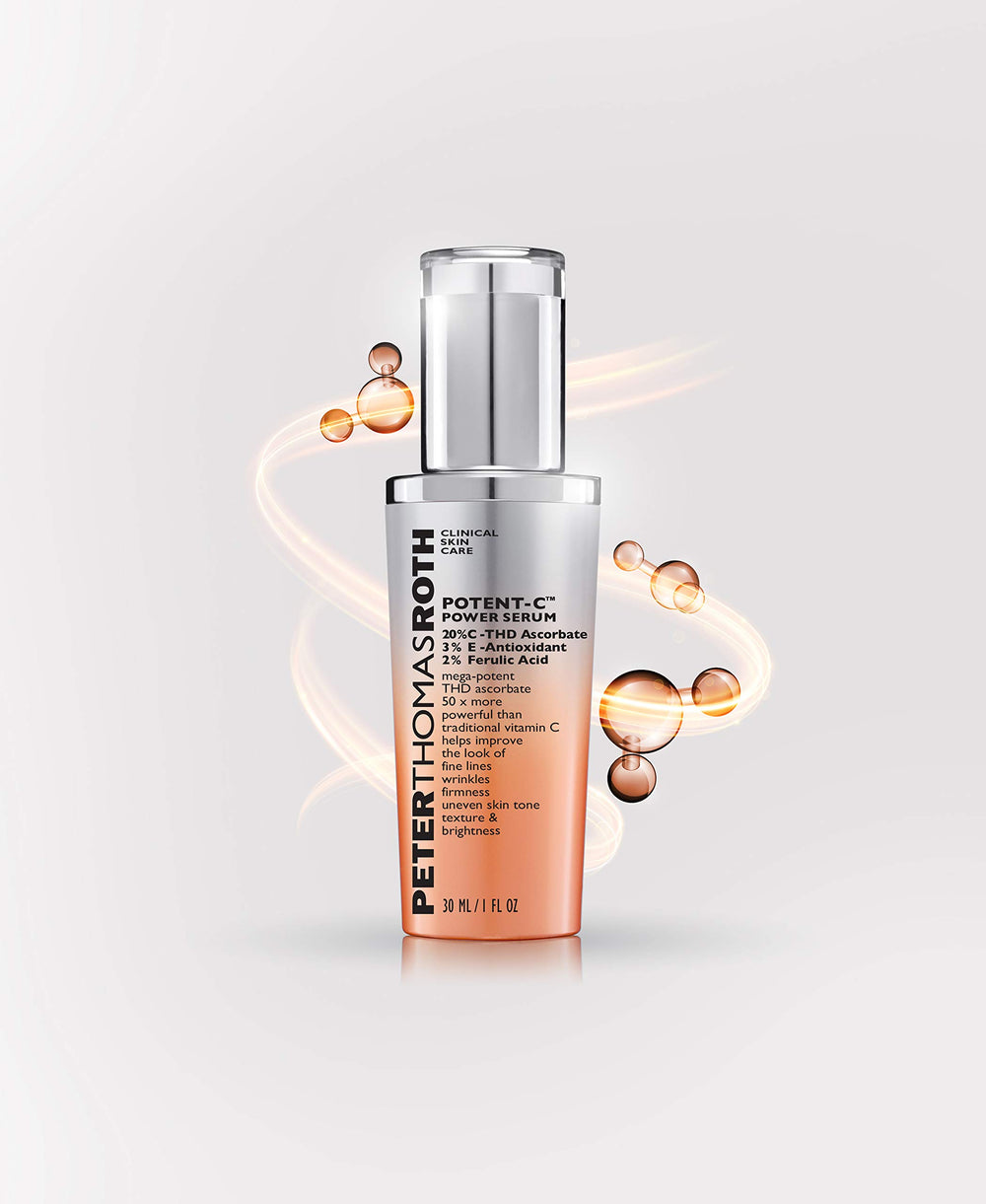 Peter Thomas Roth serum texture close-up illustrating smooth hydration