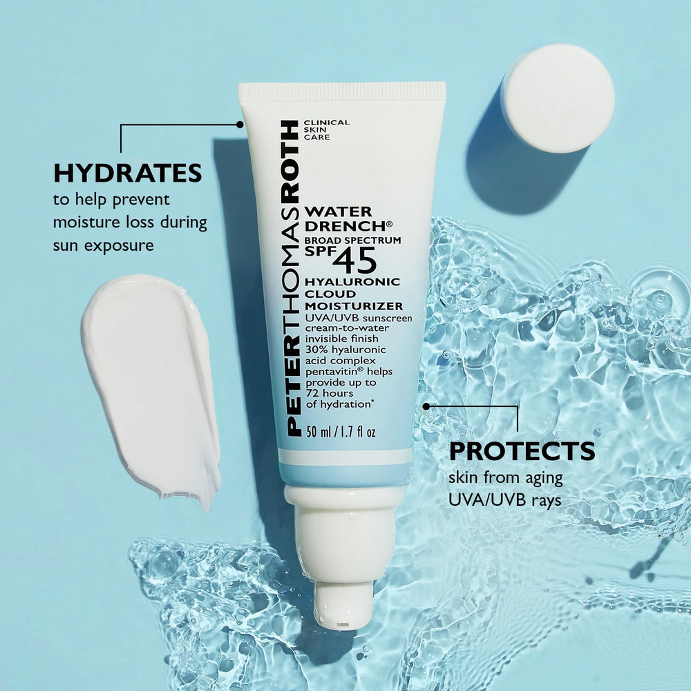Peter Thomas Roth pump dispenser and label detail for easy use benefit
