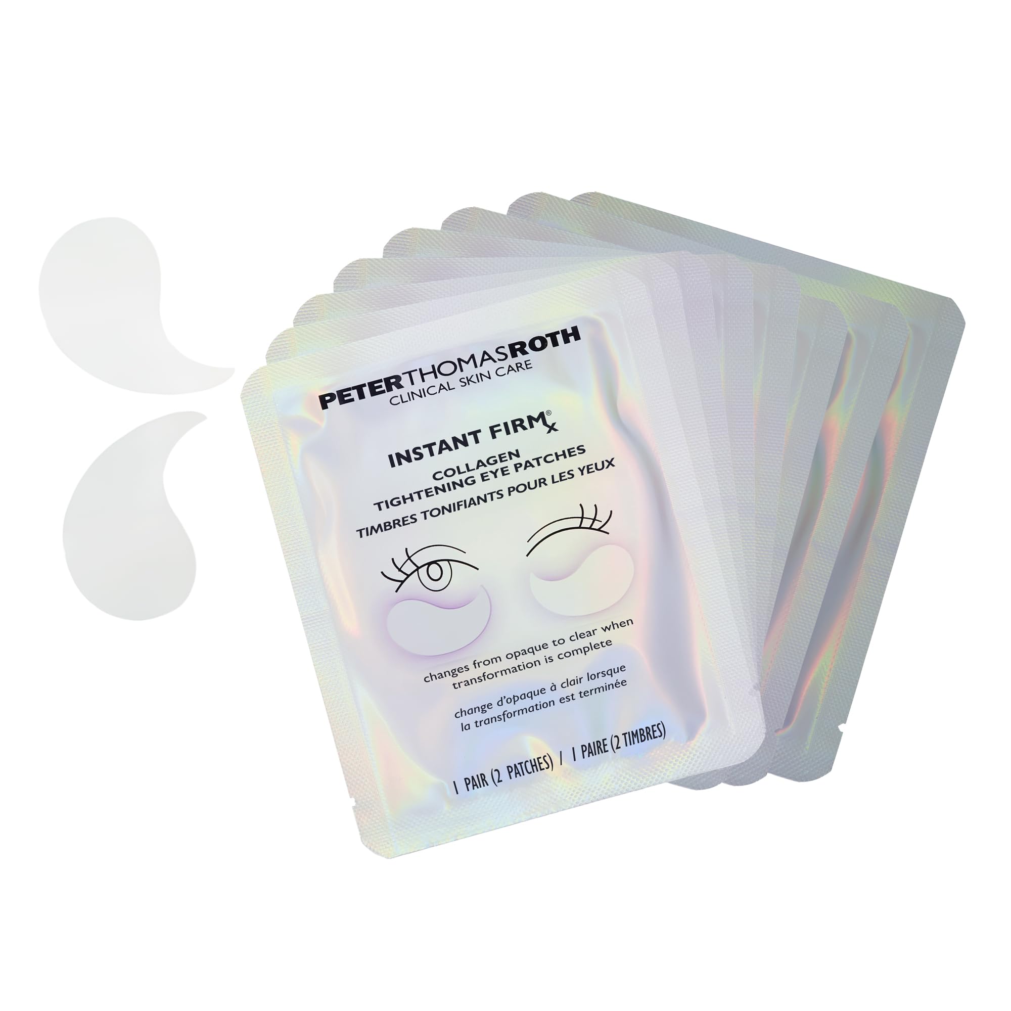 Peter Thomas Roth close-up single patch highlighting smooth application benefit