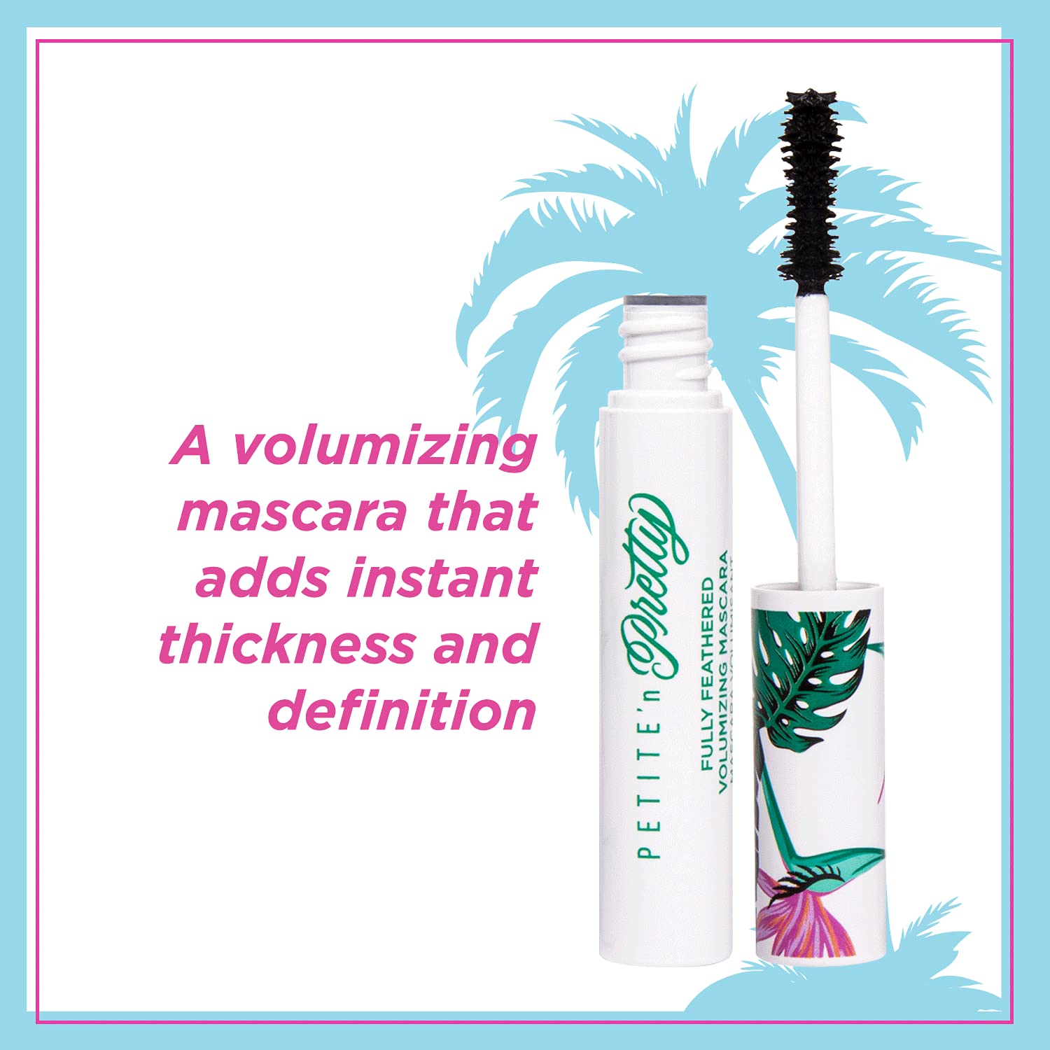 Petite 'n Pretty open wand brush demonstrating small applicator for precise application