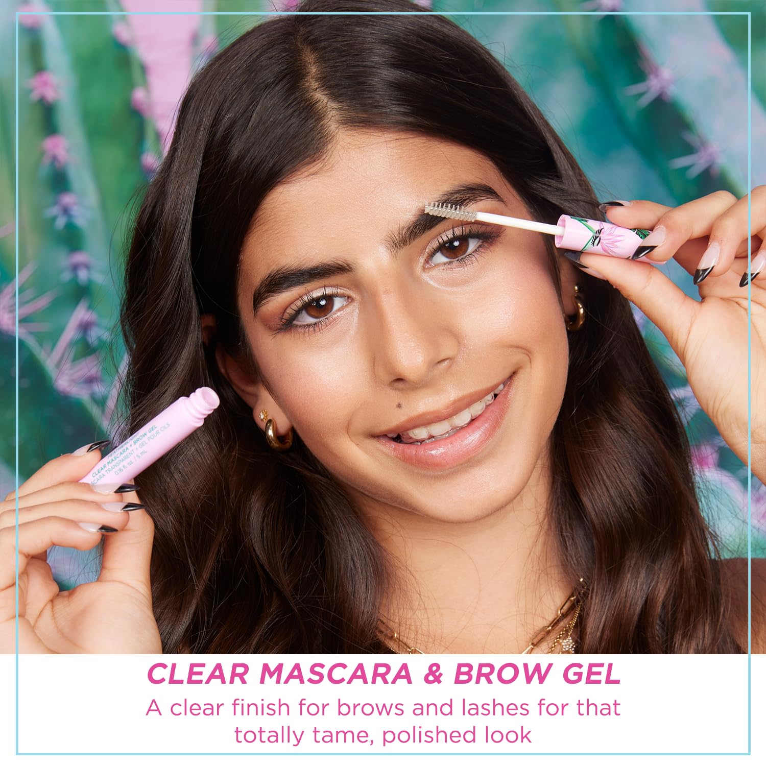 Petite 'n Pretty wand and brush close-up showing precise applicator benefit: controlled strokes
