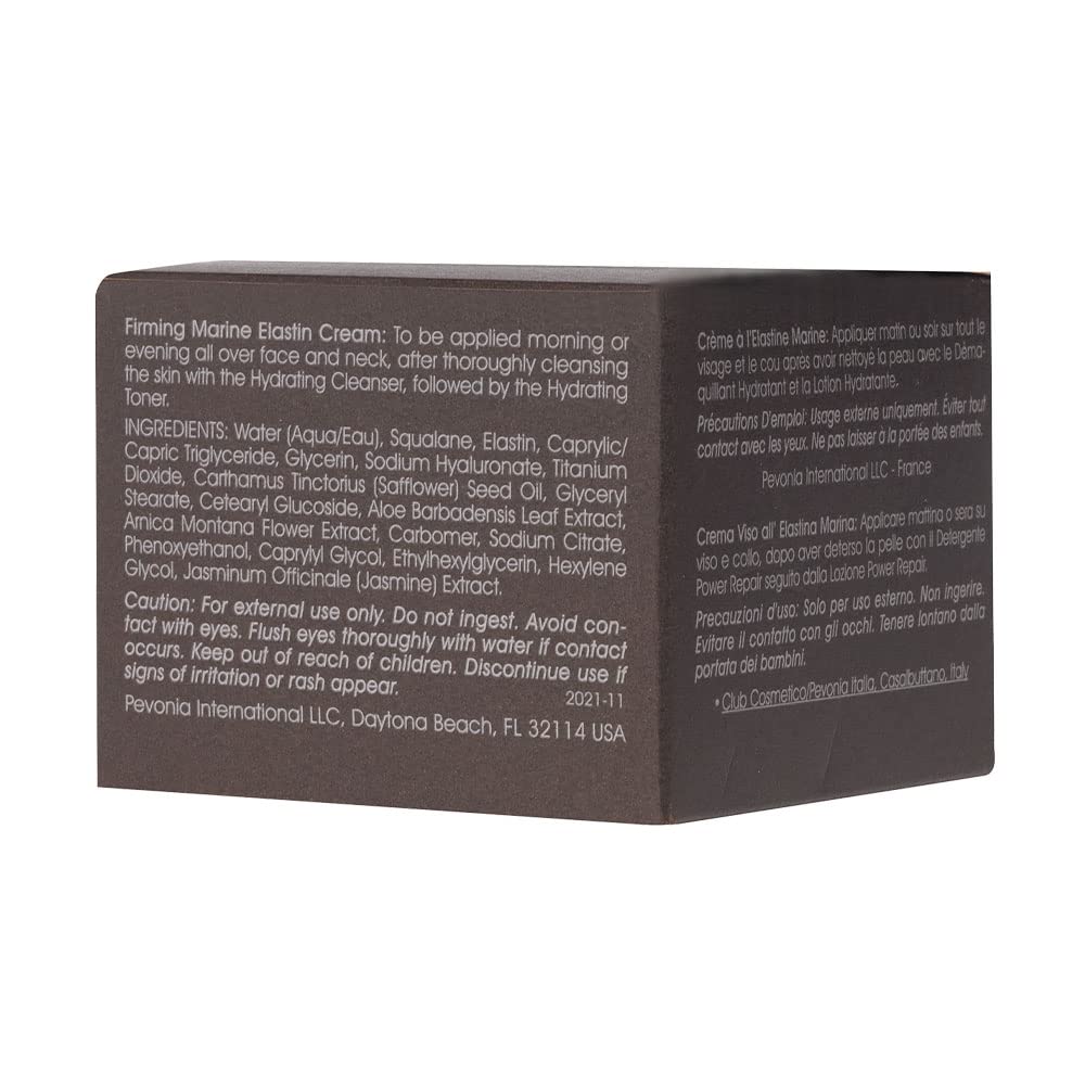 Pevonia cream applied to cheek demonstrating smooth finish and minimized pores