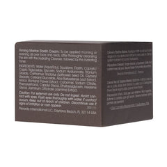 Pevonia cream applied to cheek demonstrating smooth finish and minimized pores
