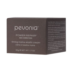 Pevonia cream texture close-up highlights marine elastin for firmer skin