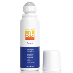 PFB Vanish front bottle showing clear label and compact packaging benefit travel friendly