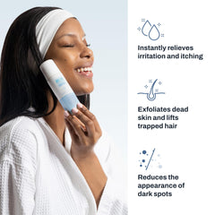 PFB Vanish roll-on applicator close-up displays precise touch application benefit