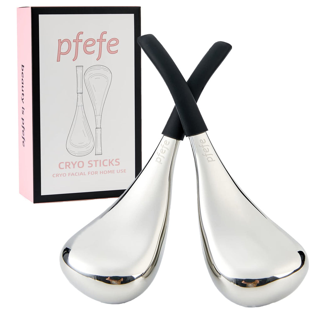 pfefe cryo sticks front view showing two sticks and storage case for quick cooling