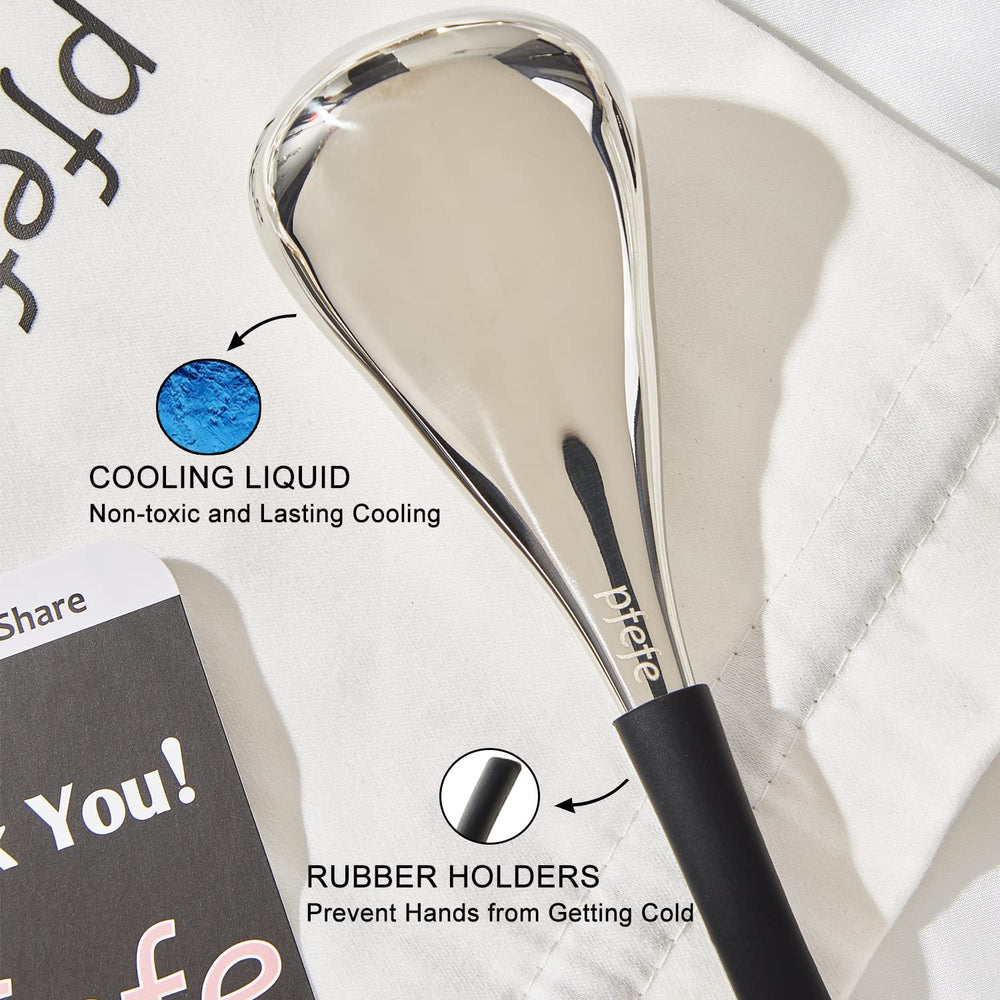 pfefe cryo sticks used under eye to reduce puffiness and deliver soothing cold