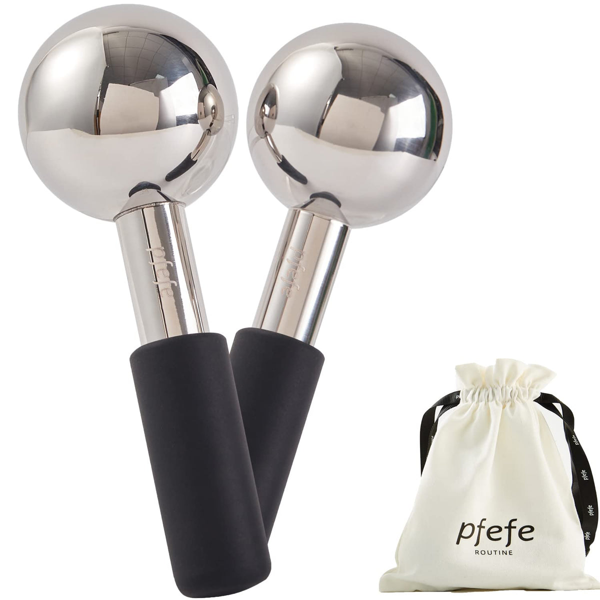 pfefe front view of two globes showing packaging and portability benefit