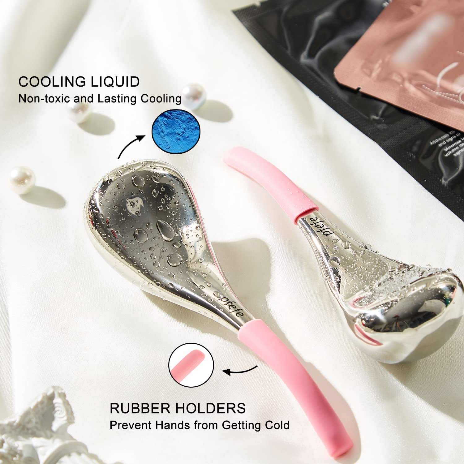 pfefe silicone hand grip detail that prevents slipping and improves comfort