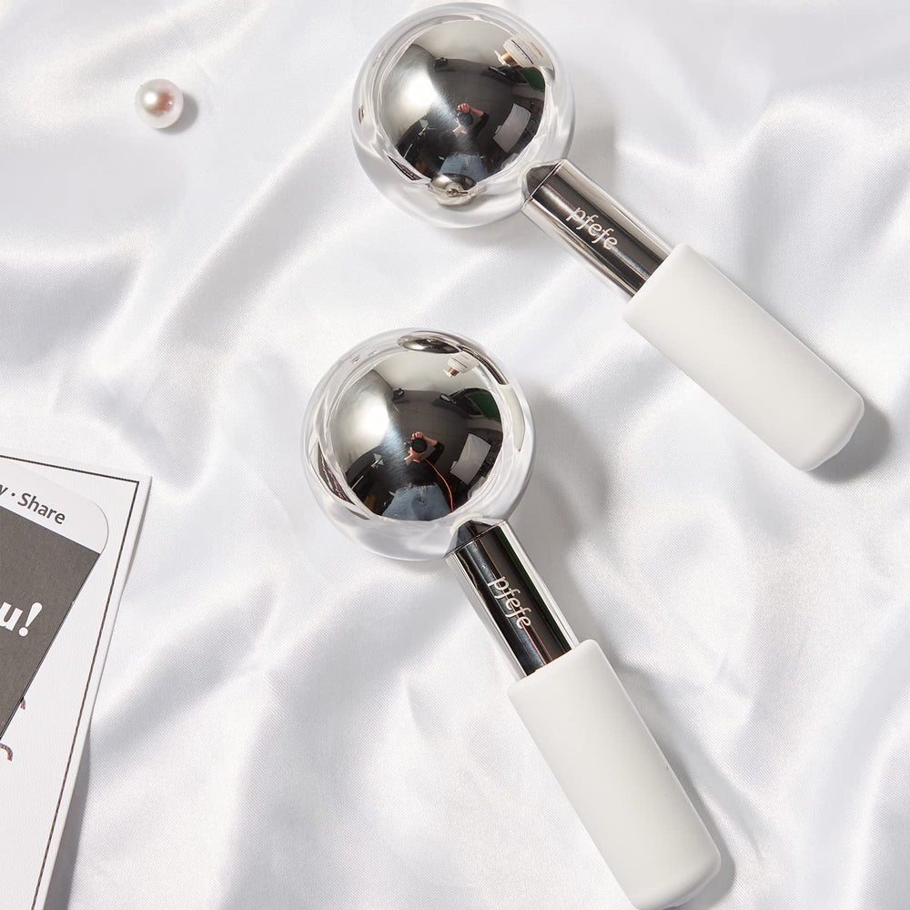 pfefe on vanity near towel and candle, creates at-home spa feel