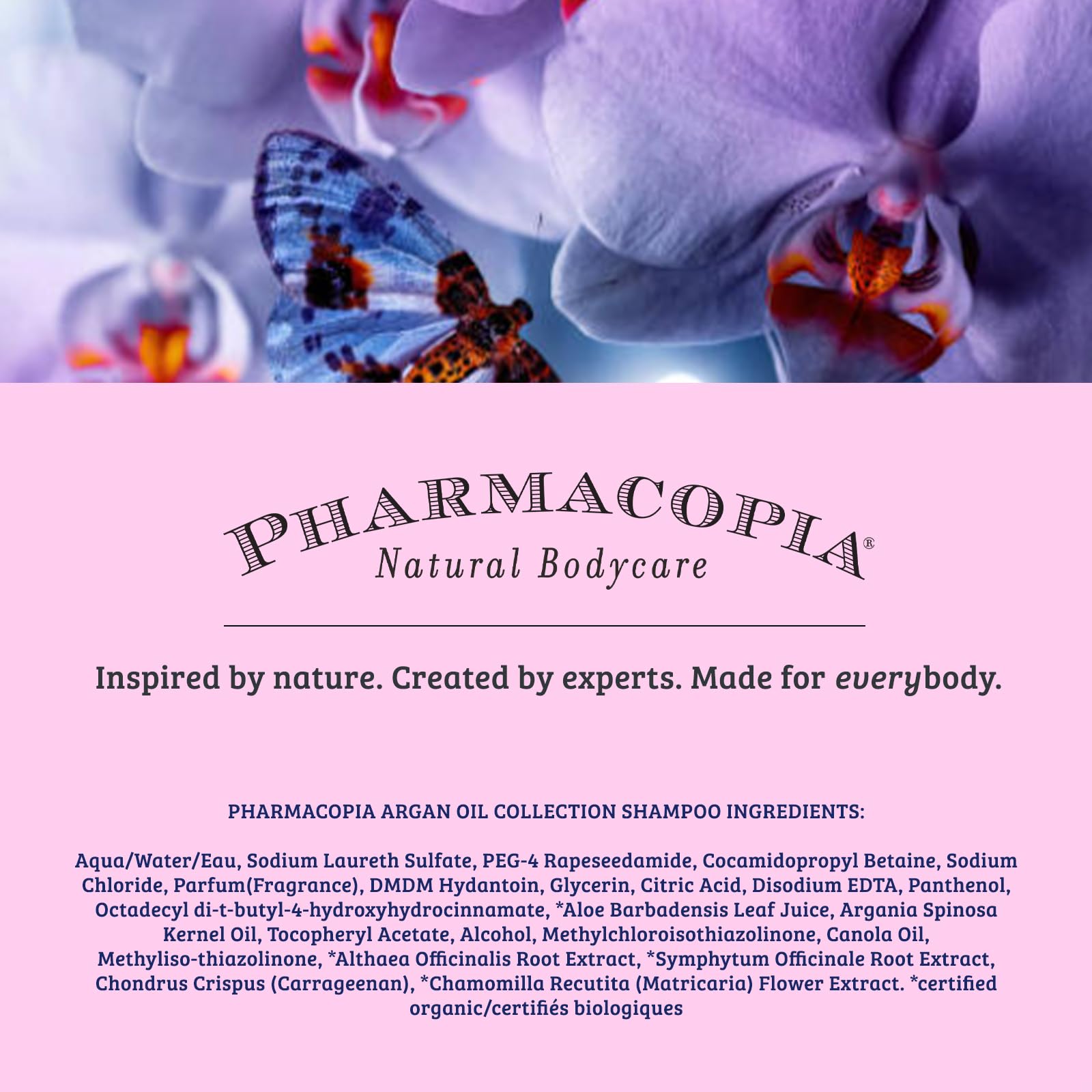 Pharmacopia bottle on hotel vanity demonstrating hospitality-grade quality benefit