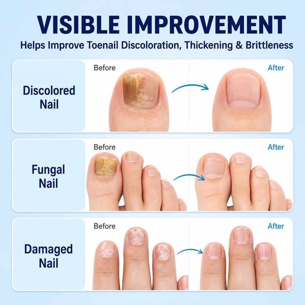 PHARMBANNER clear liquid drop demonstrating texture and easy nail coverage