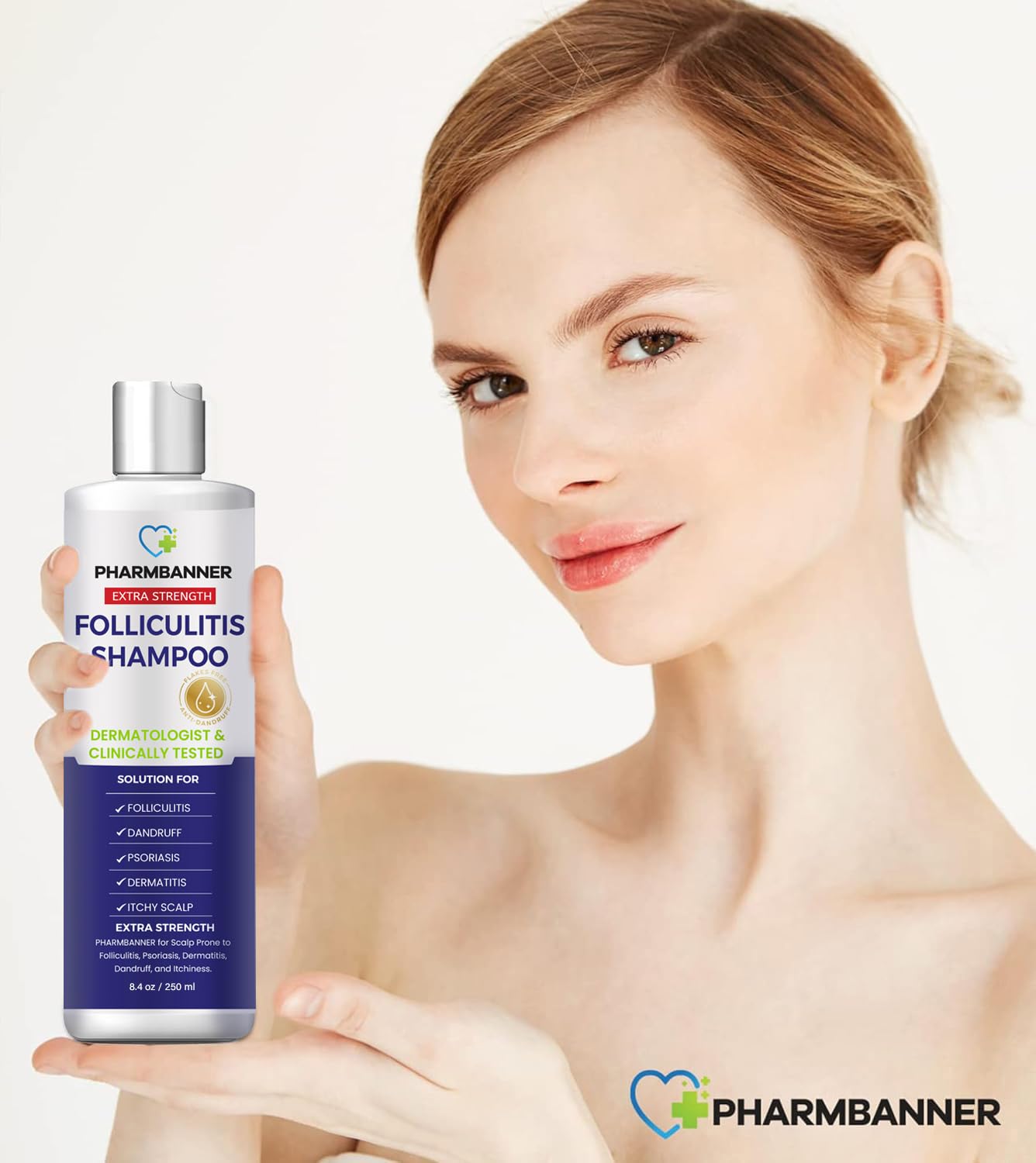 PHARMBANNER two bottles stacked emphasizing value pack and consistent care