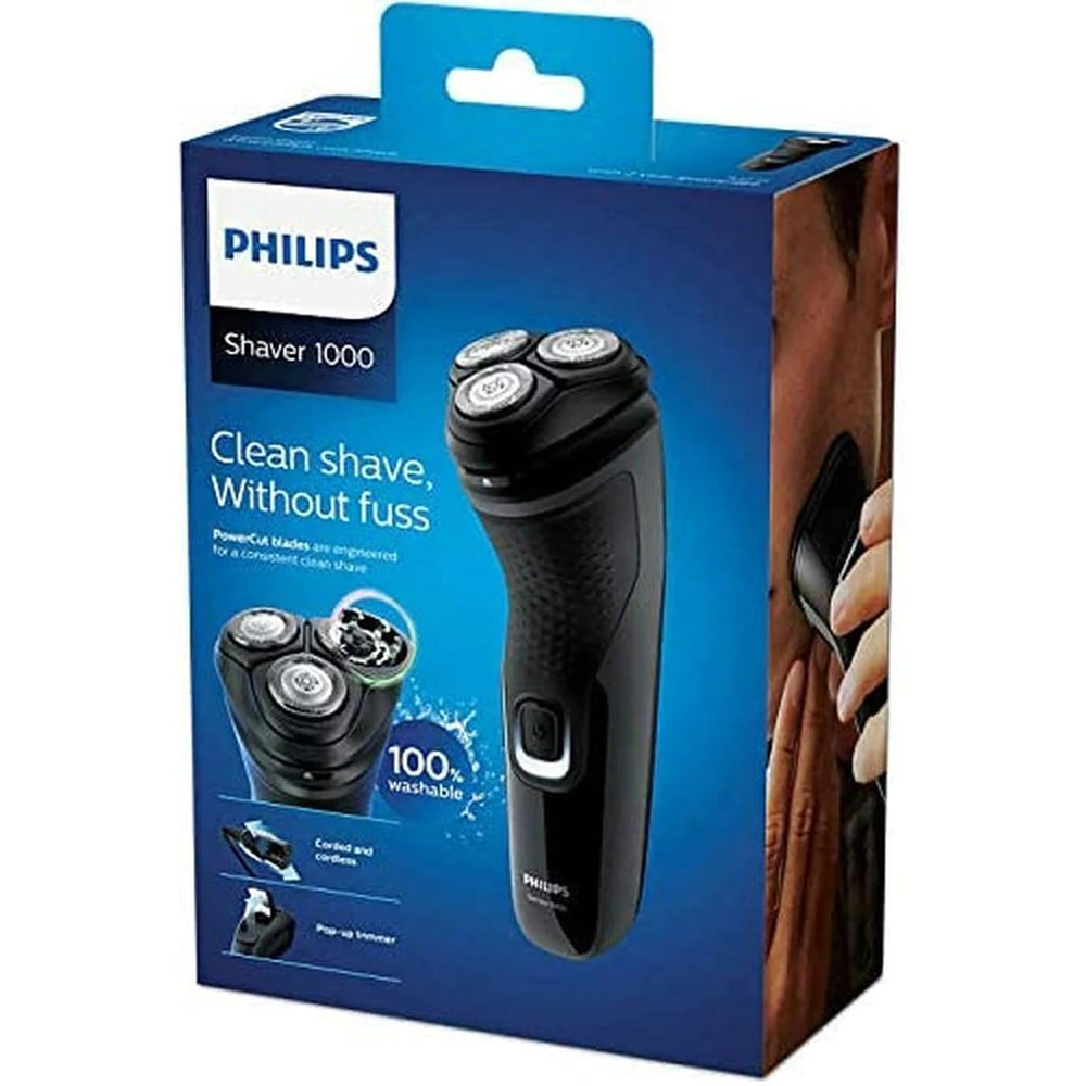 PHILIPS shaver 2300 close-up of 27 self-sharpening blades for smoother gliding
