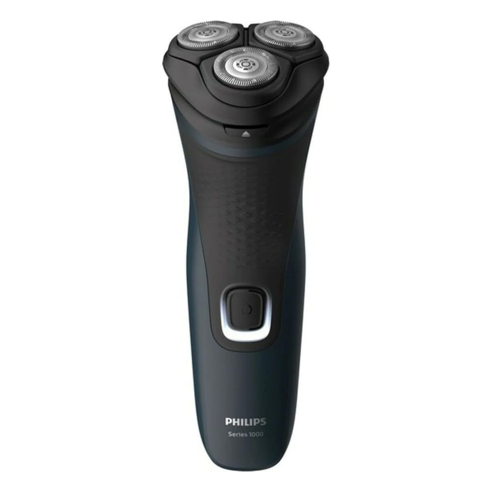 PHILIPS shaver 2300 beside travel bag showing cordless convenience and portability