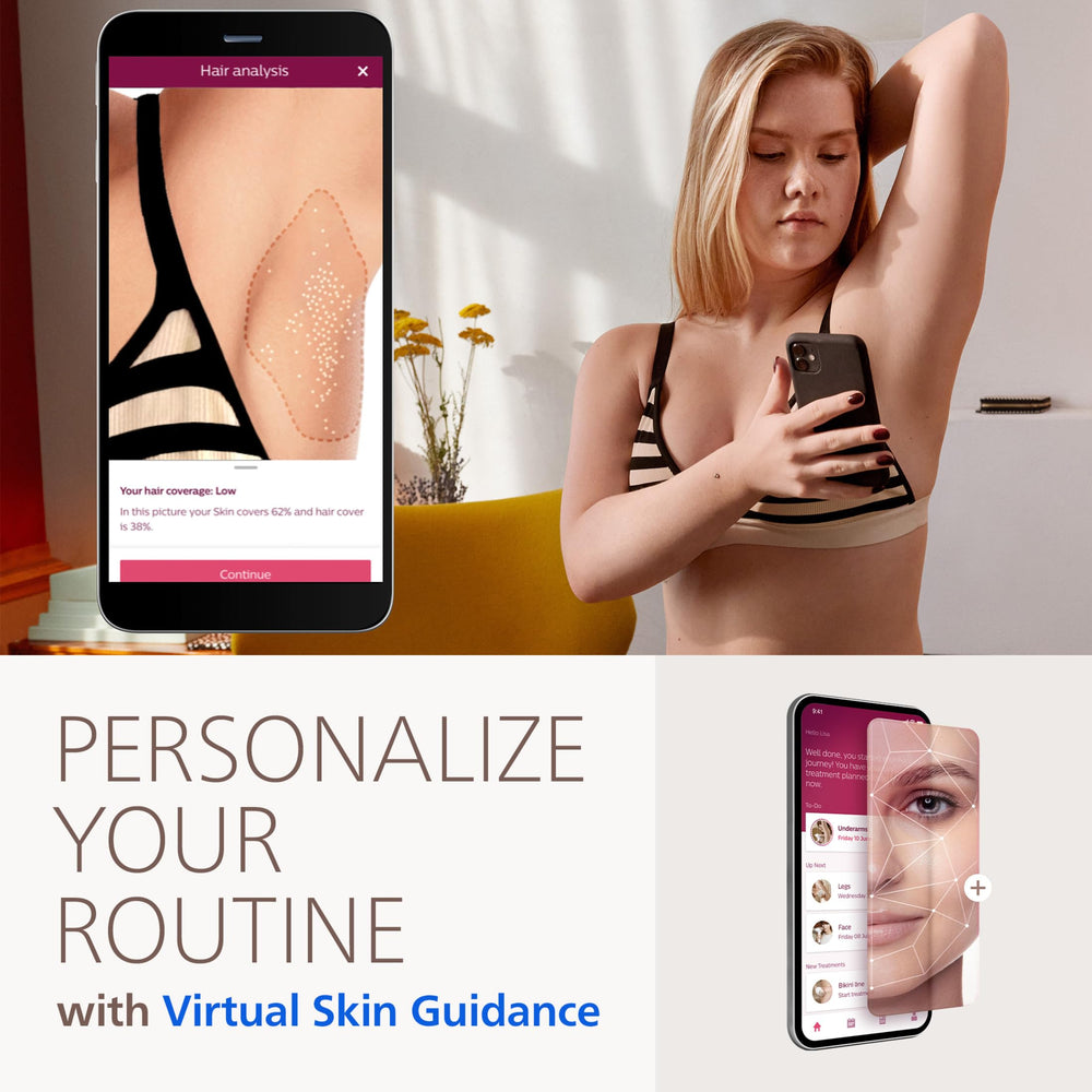 Philips Lumea complete set displayed showing included components
