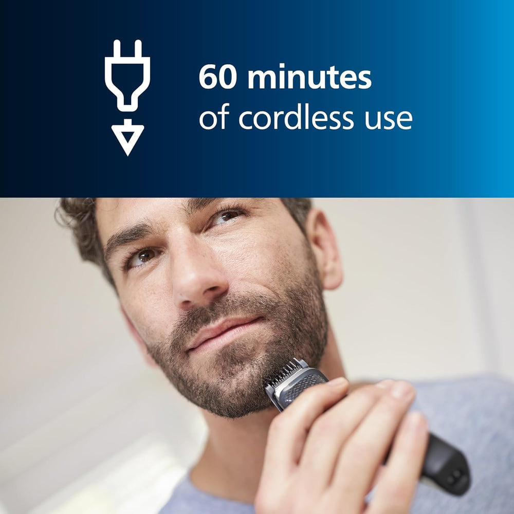 Philips Norelco rinsable parts under water for easy cleaning and hygiene benefit
