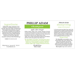 Phillip Adam shampoo texture pouring from bottle to show creamy lathering action