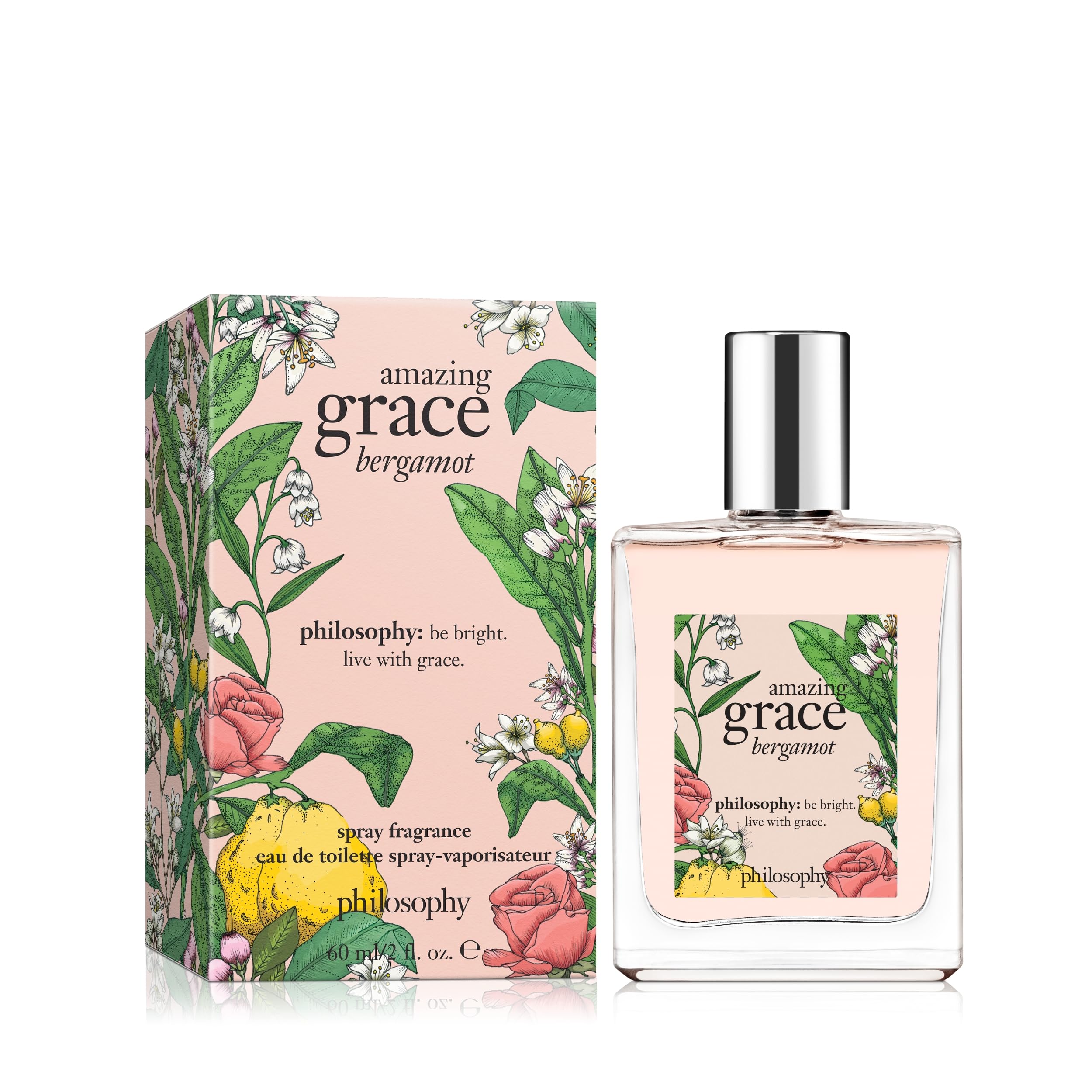 philosophy lifestyle on vanity in bedroom conveying everyday uplifting fragrance benefit