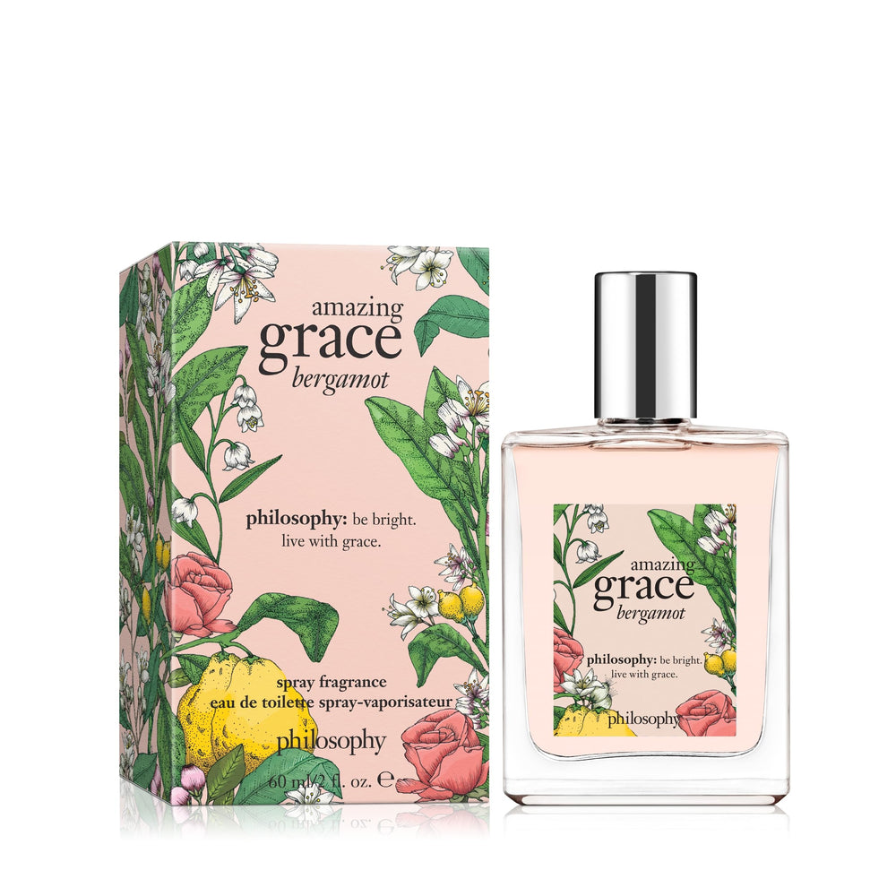 philosophy lifestyle on vanity in bedroom conveying everyday uplifting fragrance benefit