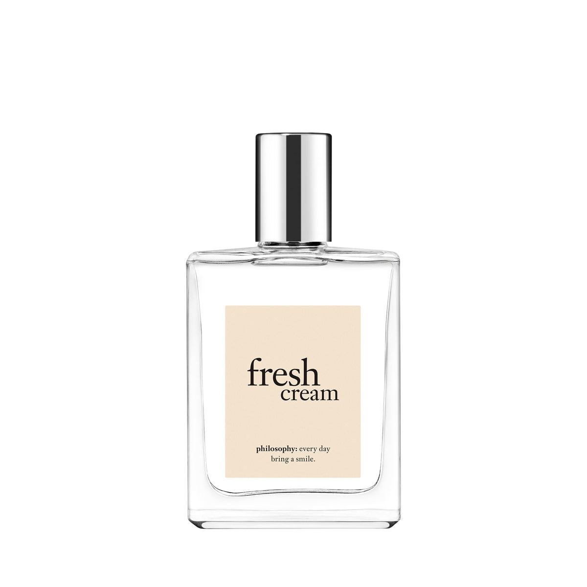 philosophy front bottle of fresh cream showing elegant packaging and soft scent