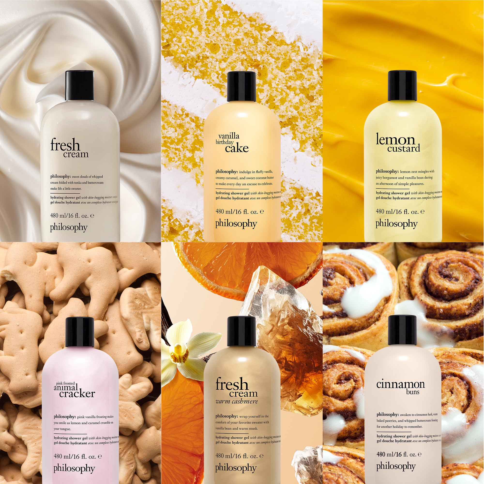 philosophy gel lather on wet skin demonstrating rich foam and comfortable moisturizing feel