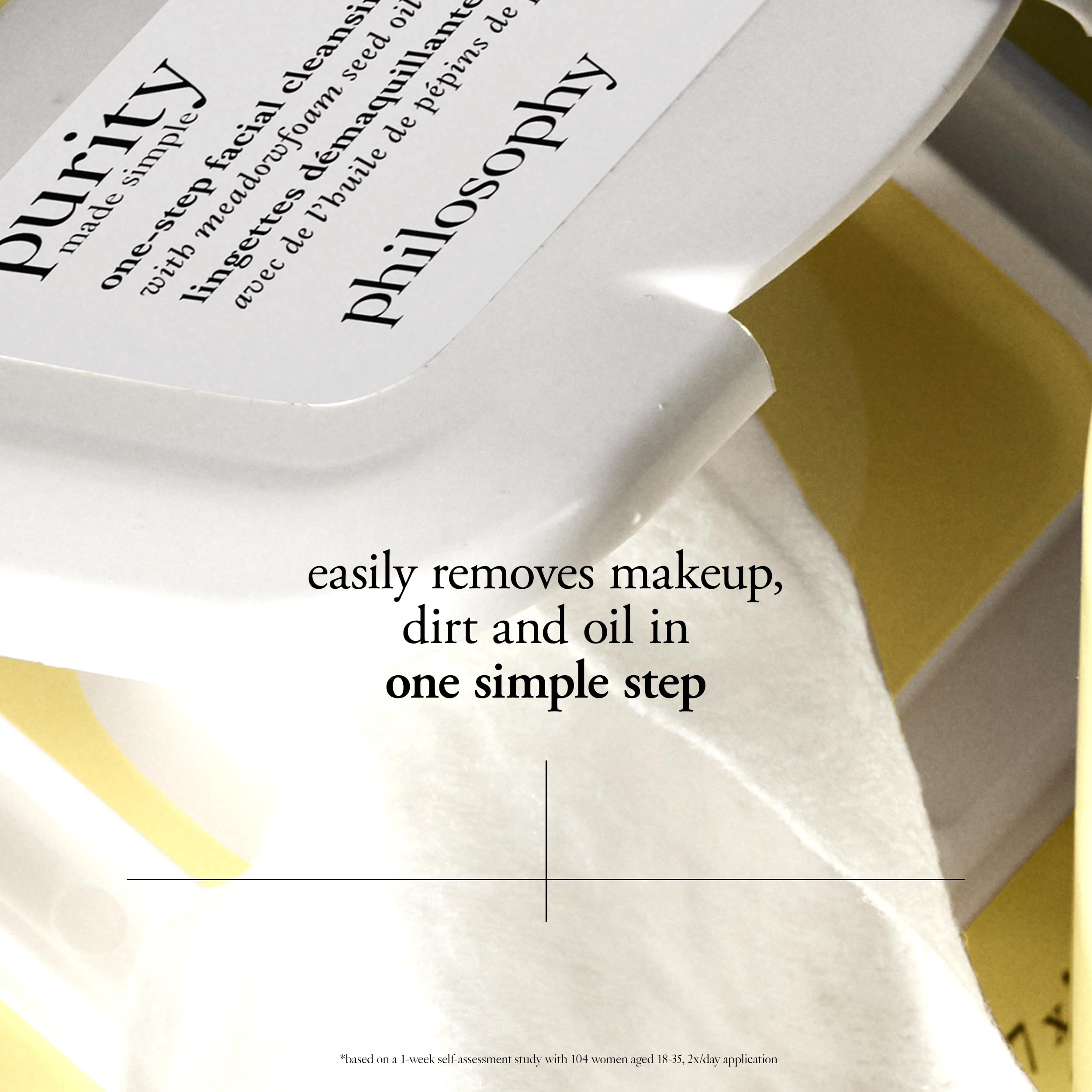 philosophy pack tucked in a handbag illustrating on-the-go convenience