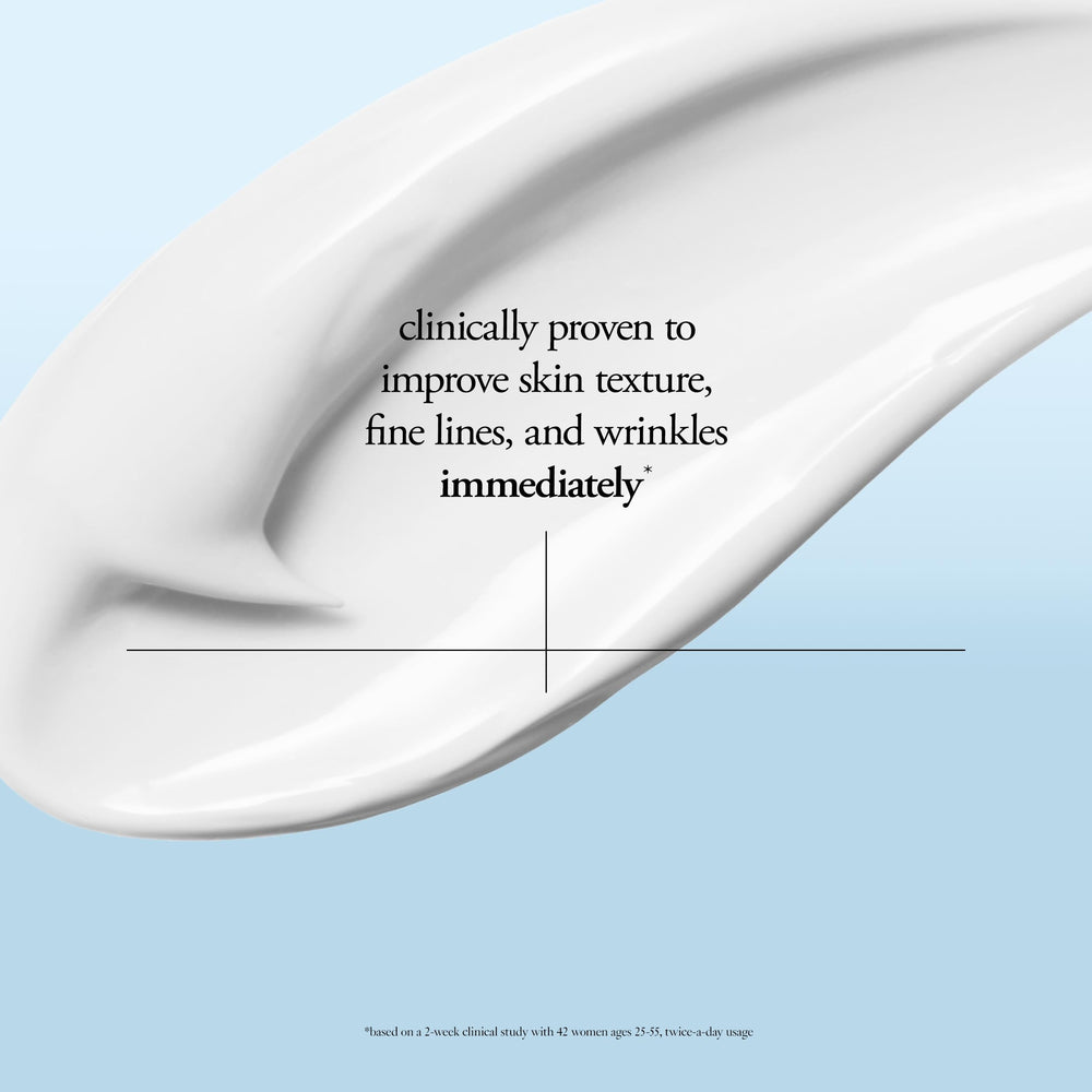 philosophy lifestyle on bathroom vanity conveying daily routine boost and radiant skin