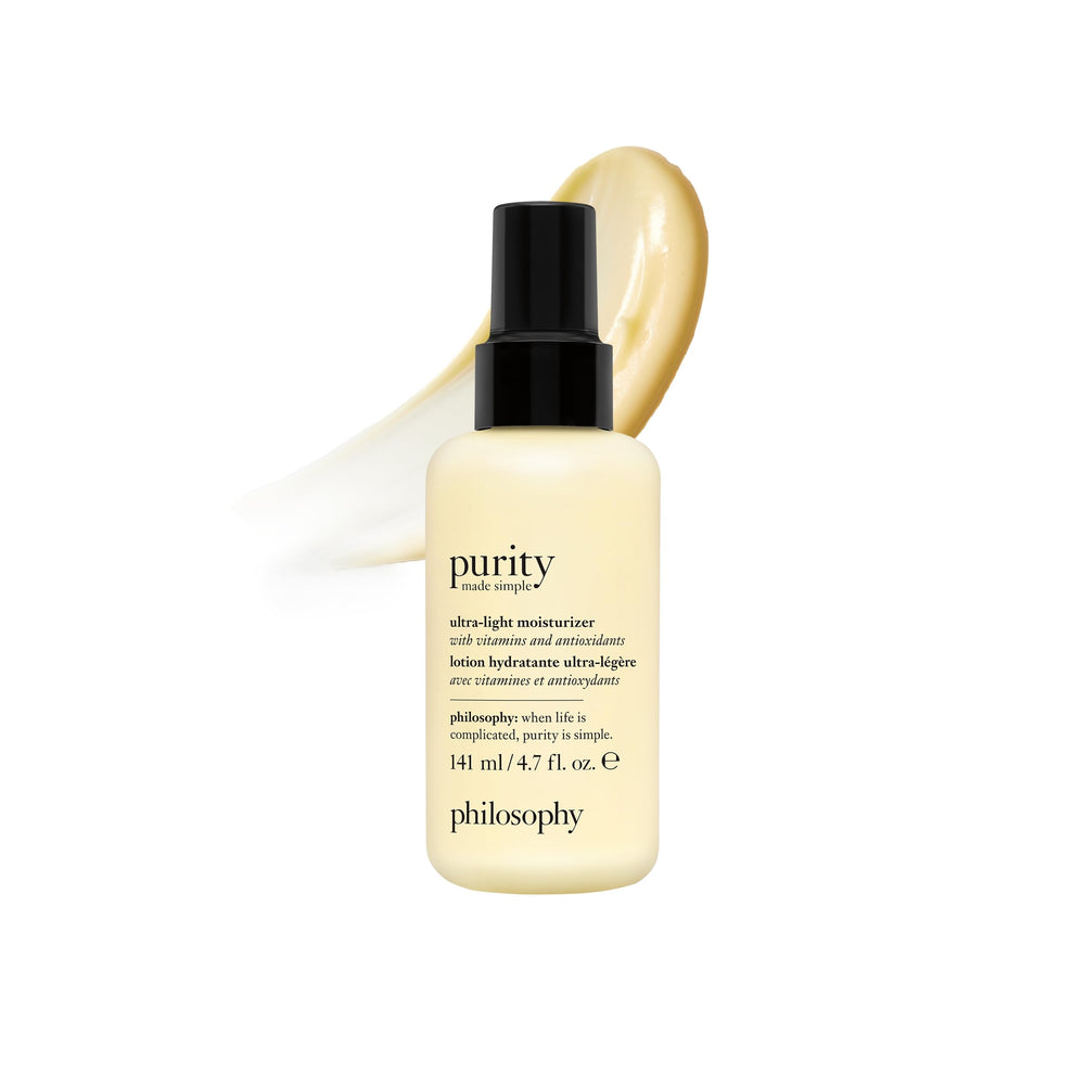 philosophy jar front view showing clean label and lightweight moisturizer benefit