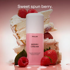 PHLUR atomizer close-up delivering fine mist for even, gentle application